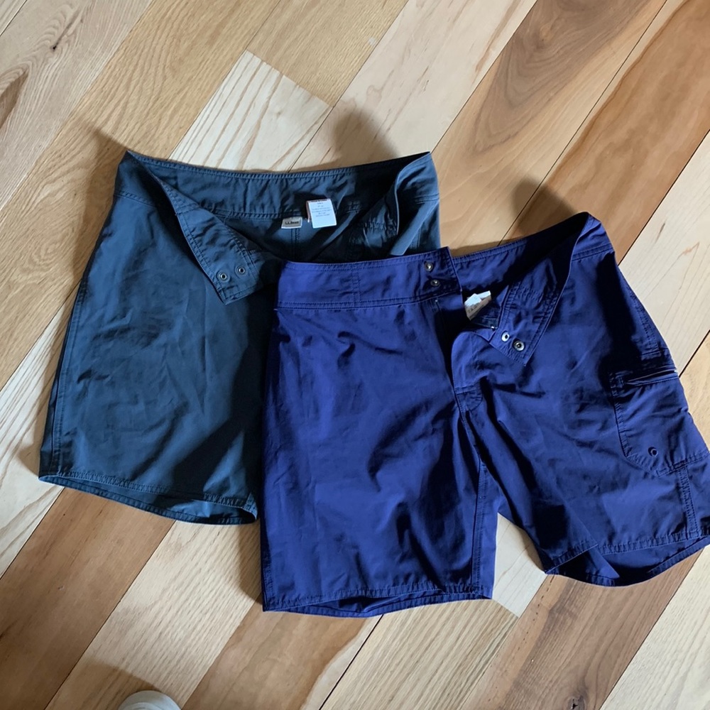LL Bean RN 71341 UPF 50+ Shorts - size 4. Two pairs.